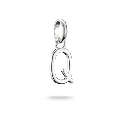 THOMAS SABO Charm Club Connect Charm-Hängsmycke Bokstav Q Återvunnet 925 Silver CC1223-001-21 THOMAS SABO Charm Club Connect Charm-Hängsmycke Bokstav Q Återvunnet 925 Silver CC1223-001-21