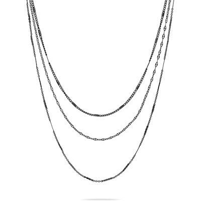LIEBESKIND Kärleksbarn Berlin halsband LJ-1462-N-58 IP svart, 58 cm, Rostfritt stål, Ingen ädelsten LIEBESKIND Kärleksbarn Berlin halsband LJ-1462-N-58 IP svart, 58 cm, Rostfritt stål, Ingen ädelsten