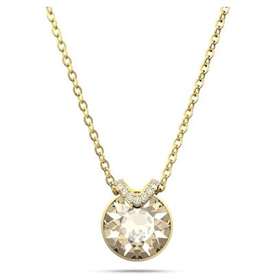 Swarovski Bella hängande halsband, guld rundskurna och vita pavékristaller, guldfärgad från Bella Collection Swarovski Bella hängande halsband, guld rundskurna och vita pavékristaller, guldfärgad från Bella Collection