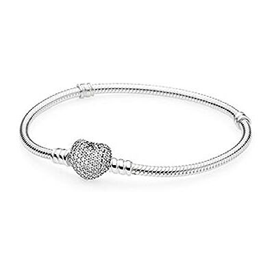 PANDORA Damen-Armband 925 Silber Zirkonia weiß 20 cm-590727CZ-20 PANDORA Damen-Armband 925 Silber Zirkonia weiß 20 cm-590727CZ-20