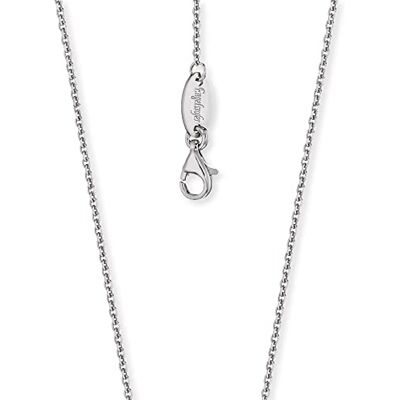 Engelsrufer Damen Anker Halskette aus Sterling Silber rhodiniert in zwei Längen verstellbar Karabinerverschluss Länge: 45cm Engelsrufer Damen Anker Halskette aus Sterling Silber rhodiniert in zwei Längen verstellbar Karabinerverschluss Länge: 45cm