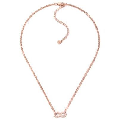 Giorgio Armani kvinnors roséguldtonat mässingshalsband, EGS3282221 Giorgio Armani kvinnors roséguldtonat mässingshalsband, EGS3282221