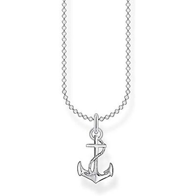 THOMAS SABO dam halsband ankare 925 sterlingsilver, 38–45 cm längd, 38,00-45,00 cm, Sterlingsilver, Ej tillämpbar THOMAS SABO dam halsband ankare 925 sterlingsilver, 38–45 cm längd, 38,00-45,00 cm, Sterlingsilver, Ej tillämpbar