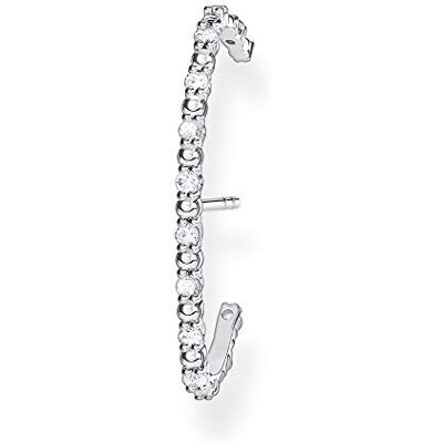 THOMAS SABO boucles d'oreilles simples pierres blanches argent argent sterling 925 H2155-051-14 THOMAS SABO boucles d'oreilles simples pierres blanches argent argent sterling 925 H2155-051-14