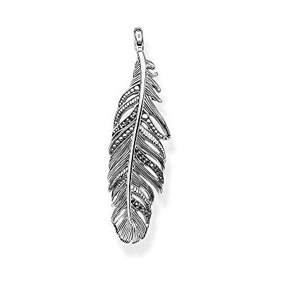 THOMAS SABO Anhänger Feder Silber, PE884-643-11, 5.5, Schwarz THOMAS SABO Anhänger Feder Silber, PE884-643-11, 5.5, Schwarz