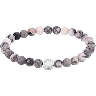 LIEBESKIND BERLIN Damen Beads Armband aus Pink Zebra Jasper LJ-0843-B-17 LIEBESKIND BERLIN Damen Beads Armband aus Pink Zebra Jasper LJ-0843-B-17