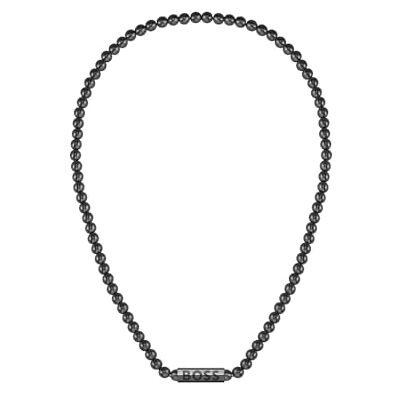 Boss smycken herr SPHERE kollektion pärlhalsband med svart jonplätering (IP) 1580657, En storlek, Rostfritt stål, Ingen ädelsten Boss smycken herr SPHERE kollektion pärlhalsband med svart jonplätering (IP) 1580657, En storlek, Rostfritt stål, Ingen ädelsten