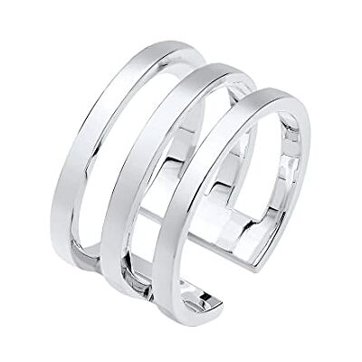 Elli Ring Inslagen Stil 925 Sterling Silver, 54, Fasettsnitt, Ingen ädelsten Elli Ring Inslagen Stil 925 Sterling Silver, 54, Fasettsnitt, Ingen ädelsten