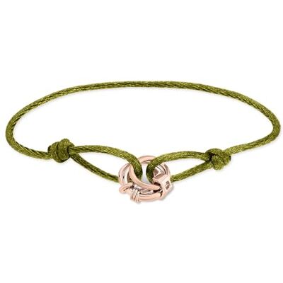 LIEBESKIND BERLIN dam smycken kedja, örhängen & armband med ineinander verschlungenen Ringen i rostfritt stål i roséguld, Olive LIEBESKIND BERLIN dam smycken kedja, örhängen & armband med ineinander verschlungenen Ringen i rostfritt stål i roséguld, Olive