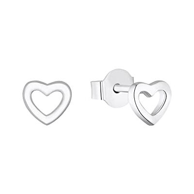 s.Oliver örhängen 925 sterling silver barn örhängen, 0,5 cm, silver, hjärta, Kommer i presentförpackning med smycken, 2035516 s.Oliver örhängen 925 sterling silver barn örhängen, 0,5 cm, silver, hjärta, Kommer i presentförpackning med smycken, 2035516
