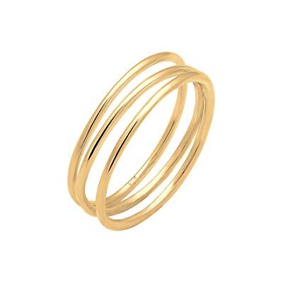 Elli Ring dam klassisk enkel med Swarovski-kristall 925 sterlingsilver, 58, Silver, Ohne Elli Ring dam klassisk enkel med Swarovski-kristall 925 sterlingsilver, 58, Silver, Ohne