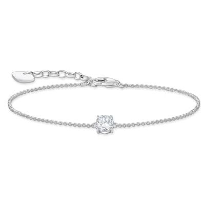 THOMAS SABO A2156-051-14 Armband med hänge i 925 sterlingsilver och vit CZ Eine Grösse, sterling silver, kubiska oxid, Eine Grösse, sterling silver, zirkoniumoxid, Eine Grösse, Sterlingsilver, THOMAS SABO A2156-051-14 Armband med hänge i 925 sterlingsilver och vit CZ Eine Grösse, sterling silver, kubiska oxid, Eine Grösse, sterling silver, zirkoniumoxid, Eine Grösse, Sterlingsilver,