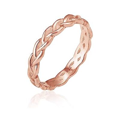 Elli kvinnors tapelring twisted knut 925 silver – 0605851817, 56 EU, fasettad slipning, Utan Elli kvinnors tapelring twisted knut 925 silver – 0605851817, 56 EU, fasettad slipning, Utan
