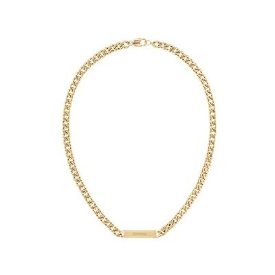 Tommy Hilfiger smycken herr kedja armband och halsband i rostfritt stål gult guld, En storlek, Rostfritt stål, Ingen ädelsten Tommy Hilfiger smycken herr kedja armband och halsband i rostfritt stål gult guld, En storlek, Rostfritt stål, Ingen ädelsten