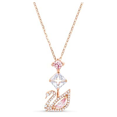 Swarovski Dazzling Swan Y-halsband, Swan, Rosa, Rose guldfärgad Swarovski Dazzling Swan Y-halsband, Swan, Rosa, Rose guldfärgad