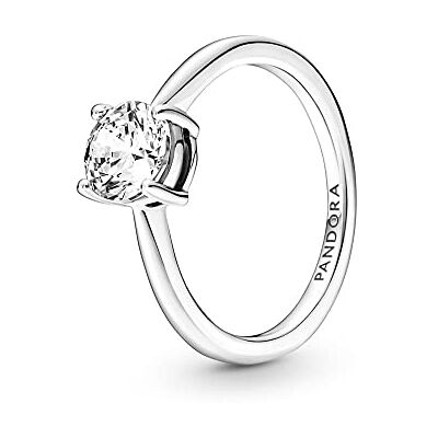 PANDORA Ring Timeless "funkelnder Stein" silber, Zirkonia 190052C01 52 PANDORA Ring Timeless "funkelnder Stein" silber, Zirkonia 190052C01 52