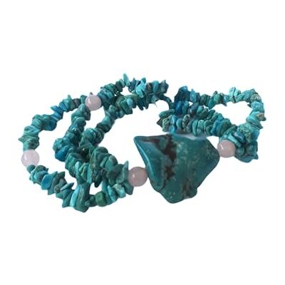 Pandecor Comarco Sa 3 strängar elastiskt armband natursten, turkos, Taglia Unica, Ädelsten, Stabiliserad turkos Pandecor Comarco Sa 3 strängar elastiskt armband natursten, turkos, Taglia Unica, Ädelsten, Stabiliserad turkos