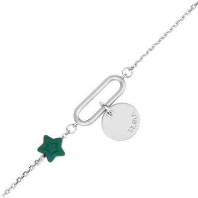 THUN Taurus-stjärna och hänge armband metall och keramik samling tillägnad dig 16 + 3 cm THUN Taurus-stjärna och hänge armband metall och keramik samling tillägnad dig 16 + 3 cm