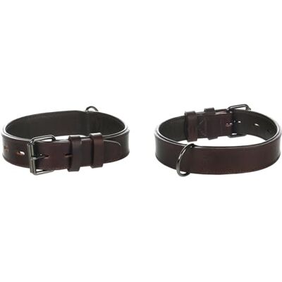 Flamingo Halsband Denver bred brun XXL 56–73 cm 45 mm Flamingo Halsband Denver bred brun XXL 56–73 cm 45 mm