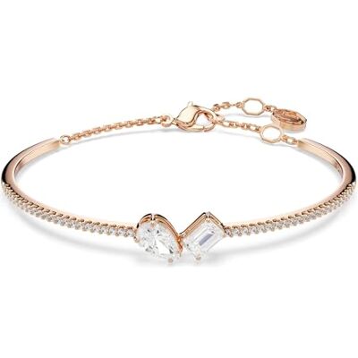 Swarovski Mesmera Mjukt armband, Vit, Blank roséguld Swarovski Mesmera Mjukt armband, Vit, Blank roséguld
