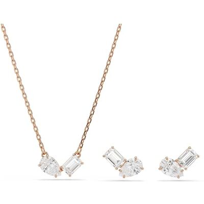 Swarovski Mesmera Set Moi et Toi, Vit, Roséguldpläterad Swarovski Mesmera Set Moi et Toi, Vit, Roséguldpläterad