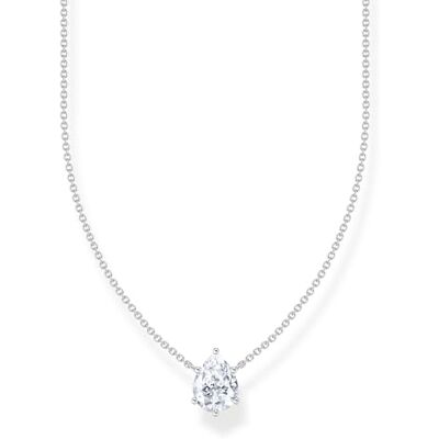 THOMAS SABO Droppformad hänge kedja 925 sterlingsilver KE2213-051-14, en storlek, sterling silver, kubisk zirkonia, en storlek, sterling silver, kubisk zirkonia, taille unique, Sterlingsilver, Kubisk THOMAS SABO Droppformad hänge kedja 925 sterlingsilver KE2213-051-14, en storlek, sterling silver, kubisk zirkonia, en storlek, sterling silver, kubisk zirkonia, taille unique, Sterlingsilver, Kubisk