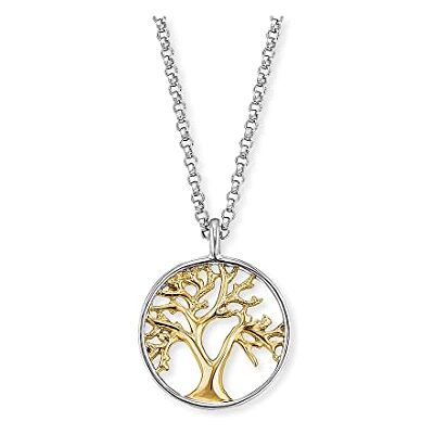 Engelsrufer Damen ERN-LILTREE-BG Halskette Mit Anhänger, Silber Engelsrufer Damen ERN-LILTREE-BG Halskette Mit Anhänger, Silber