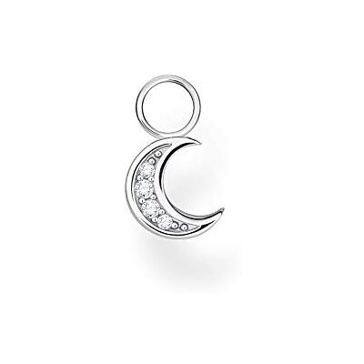 THOMAS SABO boucle d'oreille unique pendentif lune argent argent sterling 925 EP003-051-14 THOMAS SABO boucle d'oreille unique pendentif lune argent argent sterling 925 EP003-051-14
