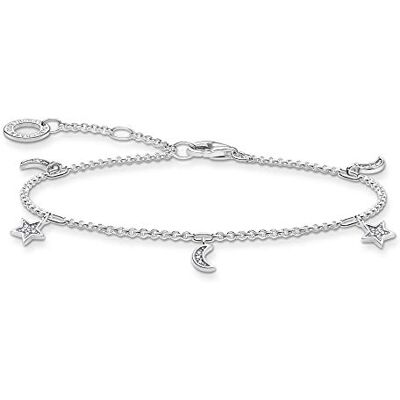 THOMAS SABO bracelet étoile & lune argent argent sterling 925 A1994-051-14-L19V THOMAS SABO bracelet étoile & lune argent argent sterling 925 A1994-051-14-L19V