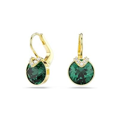 Swarovski Bella genomborrade örhängen, grönt, guldpläterat Swarovski Bella genomborrade örhängen, grönt, guldpläterat
