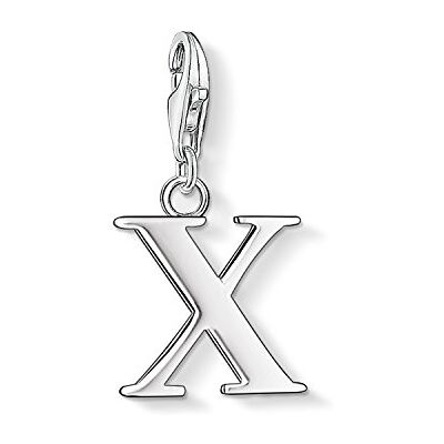 THOMAS SABO Dam-berlock-hänge x bokstav charm klubb 925 sterlingsilver 0198-001-12 THOMAS SABO Dam-berlock-hänge x bokstav charm klubb 925 sterlingsilver 0198-001-12