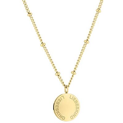 LIEBESKIND Berlin halsband i rostfritt stål i guld LJ-0583-N-46 LIEBESKIND Berlin halsband i rostfritt stål i guld LJ-0583-N-46