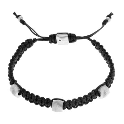 Fossil Halvädelstenar eller rostfritt stål för män med sliderförslutning armband Fossil Halvädelstenar eller rostfritt stål för män med sliderförslutning armband