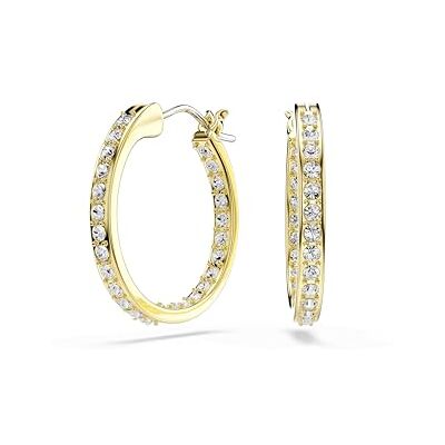 Swarovski Sommerset Örhängen, Vit, Guldpläterad Swarovski Sommerset Örhängen, Vit, Guldpläterad