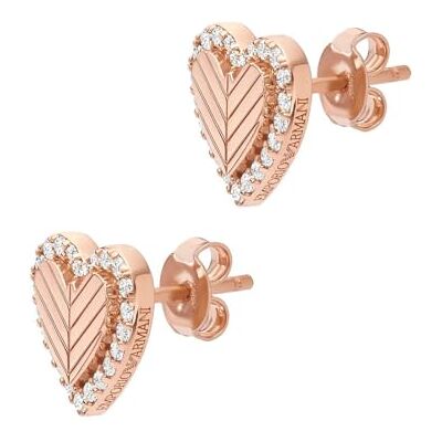 Giorgio Armani roséguldfärgade stiftörhängen i sterlingsilver, EG3594224 Giorgio Armani roséguldfärgade stiftörhängen i sterlingsilver, EG3594224