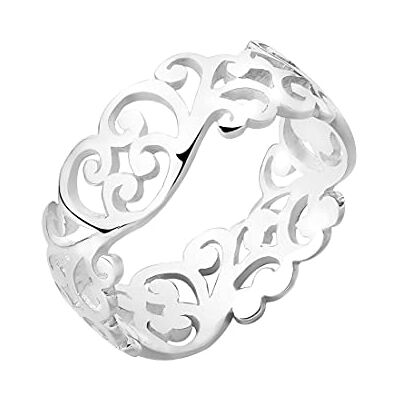 Elli Ring i 925 sterlingsilver för kvinnor, Silver, Ingen Elli Ring i 925 sterlingsilver för kvinnor, Silver, Ingen