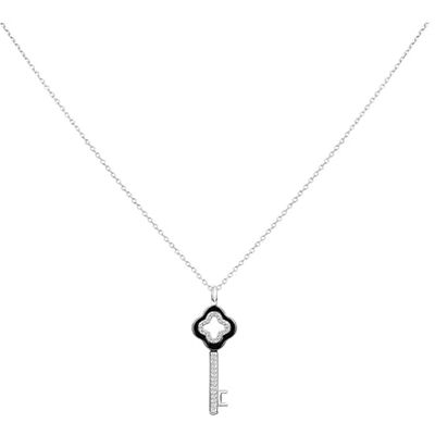 CERANITY damhalsband med berlock sterlingsilver 925 zirkon 45 cm 1–72/N – 0057 CERANITY damhalsband med berlock sterlingsilver 925 zirkon 45 cm 1–72/N – 0057