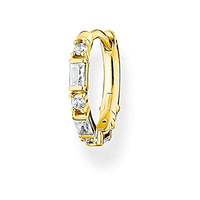 THOMAS SABO Créole pierres blanches argent plaqué or CR666-414-14 THOMAS SABO Créole pierres blanches argent plaqué or CR666-414-14