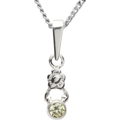 INCOLLECTIONS damhänge 925/000 sterlingsilver med zirkonia lime inklusive pansarkedja justerbar 36–38 cm 732020003401, Sterlingsilver, Kubisk zirkonia INCOLLECTIONS damhänge 925/000 sterlingsilver med zirkonia lime inklusive pansarkedja justerbar 36–38 cm 732020003401, Sterlingsilver, Kubisk zirkonia