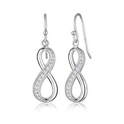 Elli kvinnors 925 sterling silver xilion slipad zirkon örhängen, Fasettsnitt, Zirkon Elli kvinnors 925 sterling silver xilion slipad zirkon örhängen, Fasettsnitt, Zirkon