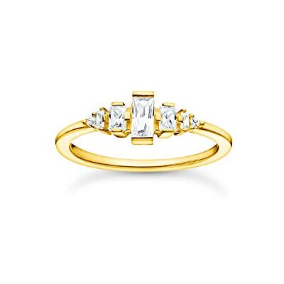 THOMAS SABO Kvinnors ring sterling silver 925 TR2347-414-14, 52 cm, Metall, Kubisk zirkonia THOMAS SABO Kvinnors ring sterling silver 925 TR2347-414-14, 52 cm, Metall, Kubisk zirkonia