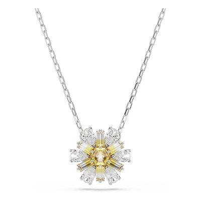 Swarovski Idyllia hängsmycke, Blomma, Gul, Rhodiumpläterad Swarovski Idyllia hängsmycke, Blomma, Gul, Rhodiumpläterad