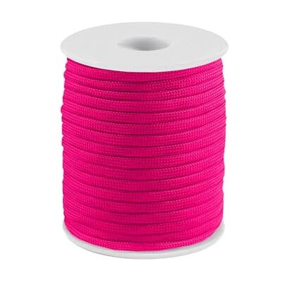 cyclingcolors 1 x Polypropylenrep 4 mm 25 m armband hänge smycken halsband lämna spår spets bälte dekoration sömnad, neonrosa cyclingcolors 1 x Polypropylenrep 4 mm 25 m armband hänge smycken halsband lämna spår spets bälte dekoration sömnad, neonrosa