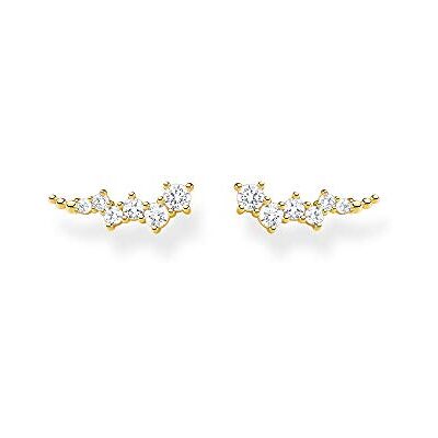 THOMAS SABO Boucles d'oreilles grimpeur d'oreille pierres blanches argent plaqué or H2157-414-14 THOMAS SABO Boucles d'oreilles grimpeur d'oreille pierres blanches argent plaqué or H2157-414-14