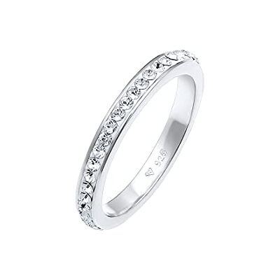 Elli Ringar dam bandring glittrande elegant med Swarovski®-kristaller i guldpläterad 925 sterlingsilver, 64, Facetslipad, Glas Elli Ringar dam bandring glittrande elegant med Swarovski®-kristaller i guldpläterad 925 sterlingsilver, 64, Facetslipad, Glas