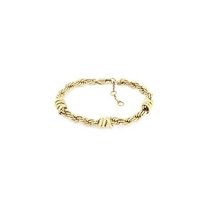Tommy Hilfiger smycken Kvinnors kedjearmband i rostfritt stål med gult guldplätering 2781026 Tommy Hilfiger smycken Kvinnors kedjearmband i rostfritt stål med gult guldplätering 2781026