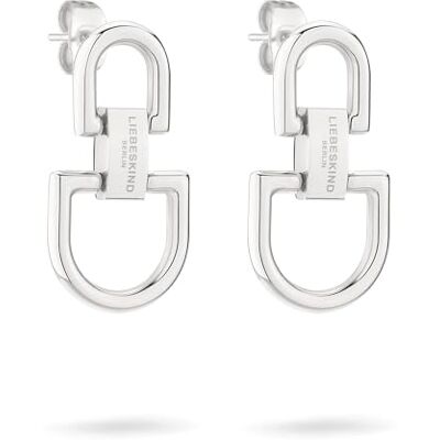 LIEBESKIND Kärleksbarn Berlin örhängen LJ-1521-E-25 silver, 2,5 cm, Rostfritt stål, Ingen ädelsten LIEBESKIND Kärleksbarn Berlin örhängen LJ-1521-E-25 silver, 2,5 cm, Rostfritt stål, Ingen ädelsten