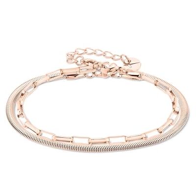 Tamaris set armband TS-0044-BB IProséguld, 22 cm, Rostfritt stål, Ingen ädelsten Tamaris set armband TS-0044-BB IProséguld, 22 cm, Rostfritt stål, Ingen ädelsten