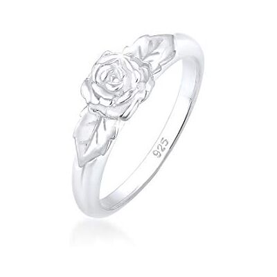 Elli Ring damer band rosor symbol blommig vintage look i 925 sterlingsilver, 54 EU, Sterlingsilver, Utan Elli Ring damer band rosor symbol blommig vintage look i 925 sterlingsilver, 54 EU, Sterlingsilver, Utan
