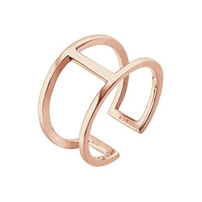 Elli Ring Damen im Geo Minimal trend Größenverstellbar i 925 Sterling, 54, Sterlingsilver, Ingen ädelsten Elli Ring Damen im Geo Minimal trend Größenverstellbar i 925 Sterling, 54, Sterlingsilver, Ingen ädelsten